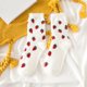 thumbnail image 2 of WILLBEST Calcetas De Mujer, Calcetines De Coral, Calcetines De Tubo Medianos, Calcetines Con Estampado De Frutas Frescas * 2 Piezas, 2 of 3