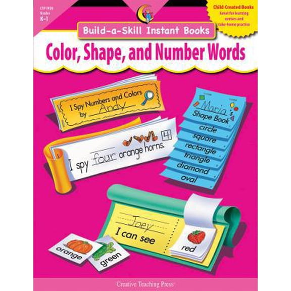 Pre-Owned Color, Shape and Number Words (Build-a-skill Instant Books) (Paperback) 1591984114 9781591984115