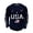 Blue, variant on HXWCHs Men's Independence Day Themed Printed Casual Crew Neck Long Sleeve Hoodless Sweatshirt for Everyday Wear XXXXL Blue