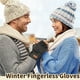 thumbnail image 2 of Guantes de invierno sin dedos para mujeres y hombres, guantes de medio dedo para adultos para clima frío para conducir 967, 2 of 6