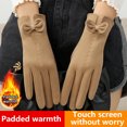 thumbnail image 4 of Jumpingount 2 pares de guantes de invierno para mujer pantalla táctil deportes al aire libre escalada bicicleta de montaña nieve esquí conducción mitones guantes y mitones Azul Jumpingount AP013320-05, 4 of 6