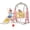 Pink, variant on Slide for 1-3 Slide and Swing Set,Indoor Playground for ,Freestanding Outdoor Slides with Basketball Hoop,Outside Climber Playhouses,Climbing Toys Blue