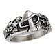 thumbnail image 1 of 1 unid retro multi-elementos anillo de dedo hongo hoja anillo de estrella decoración de dedo plata, 1 of 6