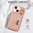 thumbnail image 5 of ELEHOLD Wallet Crossbody for iPhone 14 Case with Lanyard Wrist Strap Credit Card Holder, PU Leather Protective Phone Case with Ring Holder,Rosegold, 5 of 8