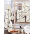 thumbnail image 2 of Sand Dollar Coastal Kitchen Dish Towels for Drying Dishes Set of 2, Summer Beach Beige Sea Waffle Weave Microfiber Hand Tea Bathroom Towels Quick Dry & Absorbent Towel 15.7x23.6, 2 of 7