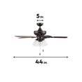 thumbnail image 3 of Ventilador de Techo Portage Bay 51442 Miller Park 44" Bronce, 3 of 8