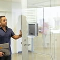 thumbnail image 2 of Buzón de sugerencias: Buzón de sugerencias de pared de aleación de aluminio con cerradura - Buzón impermeable para comentarios y quejas de la empresa, 2 of 7