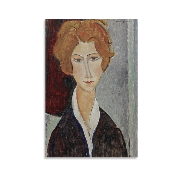 Amedeo Modigliani Impresión de pintura (94) Póster de lienzo Arte de pared Impresiones de imágenes colgantes Foto Regalo Decoración Pósteres para el hogar Obras de arte 12x18 pulgadas (30x45 cm)