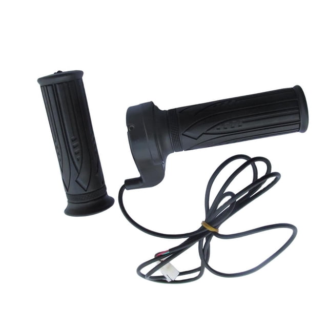 Sonducket Control de velocidad de patinete eléctrico, 2 uds., Universal, 48V, manijas de buena dureza, empuñaduras resistentes al desgaste, piezas de Bicicletas eléctricas Sonducket OD027887-00B