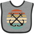thumbnail image 3 of Inktastic Anchor Nautical Sailing Sunset Boys or Girls Baby Bib, 3 of 4