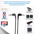 thumbnail image 3 of CNKOO 1pc Microphone Audio Cable SC7 TRS to TRRS Cable Dual Male 3.5mm Audio Cables, 3 of 6