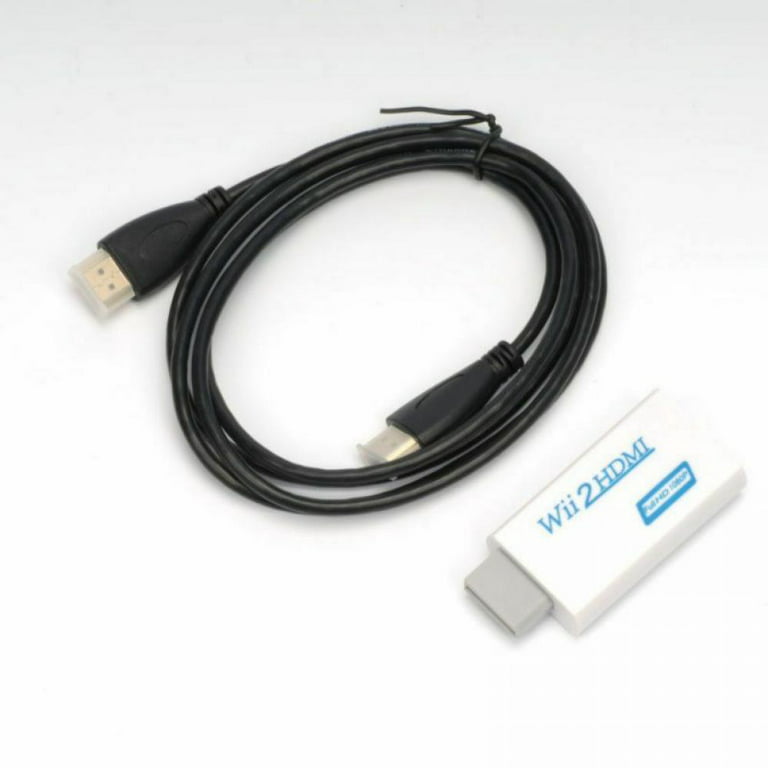 WII2HDMI Adaptador Convertidor HDMI para Nintendo Wii a HDMI