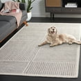 thumbnail image 3 of SAFAVIEH Renewal Charnette Geometric Area Rug, Gray/Ivory, 6' x 6' Square, 3 of 8