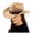 Khaki-6lceP, variant on OJSFQUFP Women Western Cowboy Hats Studded Wide Brimmed Hats with Belt