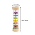 thumbnail image 3 of Shisuyan Orff Percussion Instrument Shaking Rain Maker Stick Tube Rain Sound Musical Instrument Toy, 3 of 8