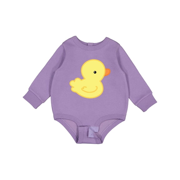 Inktastic Yellow Baby Duck Baby Fleece Bodysuit