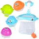 thumbnail image 1 of Juego De Juguetes De Baño, Chorros Flotantes, Juego De Juguetes De Animales, Juego De Captura De Peces Para Bebés, Tiempo De Bañera seitruly BA001246-01, 1 of 6