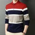 thumbnail image 2 of Ierhent Polo Shirts for Men Polo Shirts for Men Slim Fit Long Sleeve Golf Shirts Men Shirts Casual Stylish Clothes(W-Red,M), 2 of 6