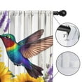 thumbnail image 4 of Blackout Kids Curtains,Hummingbird with Sunflowers and Lavender Childrens Insulated Curtains Set Of 2,Bedroom Essentials,Toddler Room Decor 52x63in(132x160cm), 4 of 4