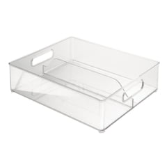 

6PC InterDesign InterDesign - 70630 - 4 in. H x 12 in. W x 14.5 in. D Stackable Storage Bin