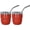 red2P, variant on 4oz Stackable Cup, Vacuum Insulated Espresso Cup Set of 2, Espresso Shot Glass for Coffee, Double Wall Stainless Steel Mini Tumbler Shot Glasses with Straw and Lid