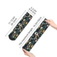thumbnail image 4 of Pofeuu Watercolor Floral Print 30cm Socks, Adult Running Hiking Socks for Youth and Adult, 4 of 7
