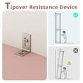thumbnail image 4 of HOWEN Tall Narrow Bookshelf 8 Tiers, Compact Corner Bookcase, Easy to Match for Living Room, Office, Study, Bedroom, 4 of 5