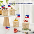 thumbnail image 3 of 200pcs Philippines Flag Toothpick Flags Picks, National Day, Birthday Party, 3 of 5