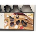 thumbnail image 4 of FLINT- Threshold Christmas Cookie Cutter Snowman Shaped 5 Pc Set, Stainless Steel New, 4 of 5