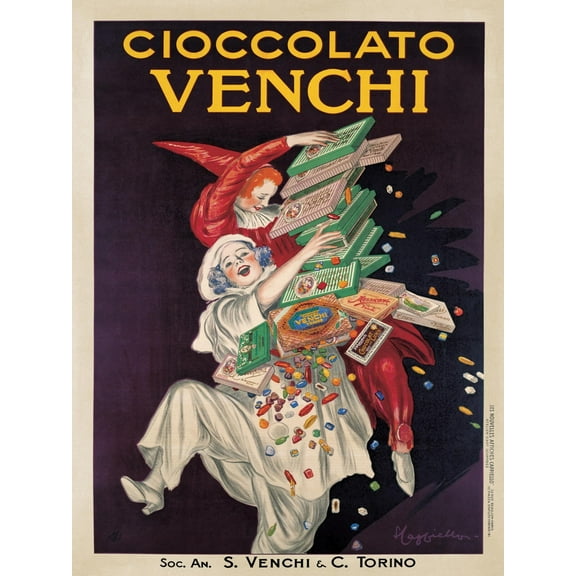 Art.com Cioccolato Venchi Art Print by Leonetto Cappiello, 18" x 24"