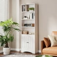thumbnail image 4 of Asofer Bookshelves and Bookcases with Adjustable Shelves, Wall Shelf Organizer Display Stand for Home, Office, Study, 4 of 14
