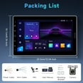 thumbnail image 2 of Single Din Car Radio with Wireless Carplay Android Auto, Hodozzy 10.1 Inch Touch Screen Rotation Single Din Car Stereo with Bluetooth, FM/AM/RDS Radio, 2 of 7