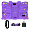 thumbnail image 2 of Kids Tablet Amschel K96 7” Funda Morada Mariposa 64GB 4GB WIFI, 2 of 4