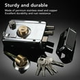 thumbnail image 3 of Exterior Lock, Locking Door Set Prevents Theft   For Home, 3 of 8