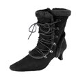 thumbnail image 5 of PEERAGE Viola Women's Wide Width Dress Heeled Boots with Zipper, 5 of 11