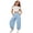 Sky Blue, variant on SUXIAN Kids Pants Summer Blend Beach Comfortable Casual Solid Color Long Trousers Big Kids Toddler Pants Khaki 2-3 Years