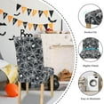 thumbnail image 3 of Halloween Chair Covers for Dining Chairs, Dining Room Chair Covers Set of 6, Stretch Parsons Chair Slipcovers, Removable Washable kitchen Chair Cover for Home Hotel Banquet Holiday Decoration, 3 of 6
