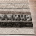 thumbnail image 4 of Livabliss Lavadora Modern Washable Runner Area Rug,2'7" x 7'3",Grey, 4 of 9