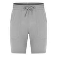thumbnail image 6 of EchfiProm Cargo Shorts Y2k Gray Solid Color Elastic Waist Shorts Sports Running Fitness Workout Shorts 3XL, 6 of 9