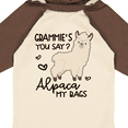 thumbnail image 4 of Inktastic Grammie's You Say Alpaca My Bags Boys or Girls Long Sleeve Baby Bodysuit, 4 of 5