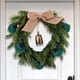 thumbnail image 5 of Adornos de bola de Navidad de terciopelo Paquete de 12 | Grandes decoraciones de árbol de vacaciones flocadas a prueba de roturas de 2.36" | Acabado mate Rojo Burdeos Tan Blanco Tierra | Elegante, 5 of 7