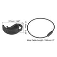 thumbnail image 2 of Flying Disc Clip with Wire Cable Sport Disk Hanger Hook Holder for Carrying, Black, 2 Pack, 2 of 5