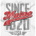 thumbnail image 2 of Maine ME Vintage Athletic Letters Men's Graphic T Shirt Tees Brisco Brands S, 2 of 4
