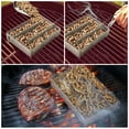 thumbnail image 2 of WADEO Pellet Smoker Box, Cold Smoke Generator with Brush&Hooks for Hot or Cold Smoking, Meat, Fish, Cheese, 2 of 7
