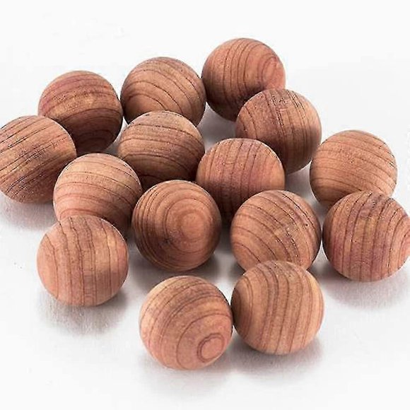 50pcs Cedar Blocks For Clothes Storage Natural Aromatic Cedar Balls Closet Freshener Clothes Protection Mustiness Prevention