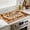 No020, variant on Heat-Resistant Glass Stove Top Cover with Anti-Slip Rubber Coating – Electric Stove Protector, Scratch-Resistant, Counter Space Decor Mat (Coffee, 28.5"L x 20.5"W)