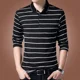 thumbnail image 2 of Polos de algodón 100℅ para hombre, camisetas de manga larga ajustadas, sudaderas para hombre, ajustadas, informales, de invierno, con cuello, divertidas, de marca alta, jersey XL, 2 of 4