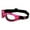 Pink-Clear, variant on Birdz Eyewear Eagle Padded Anti Fog Womens Motorcycle Goggles Pink Frame (Pink-Clear)