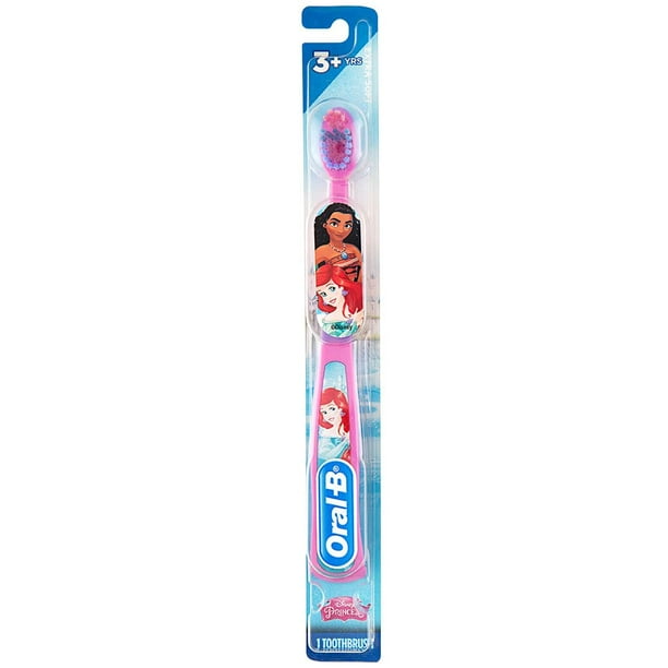 Oral-B Princess Toothbrush for Little Girls, Children 3+, Extra Soft ...