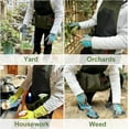 thumbnail image 6 of Gardening Apron Waterproof Cross Back Apron, 600D Heavy Duty Apron Harvest with Pockets and Quick Release, 6 of 8